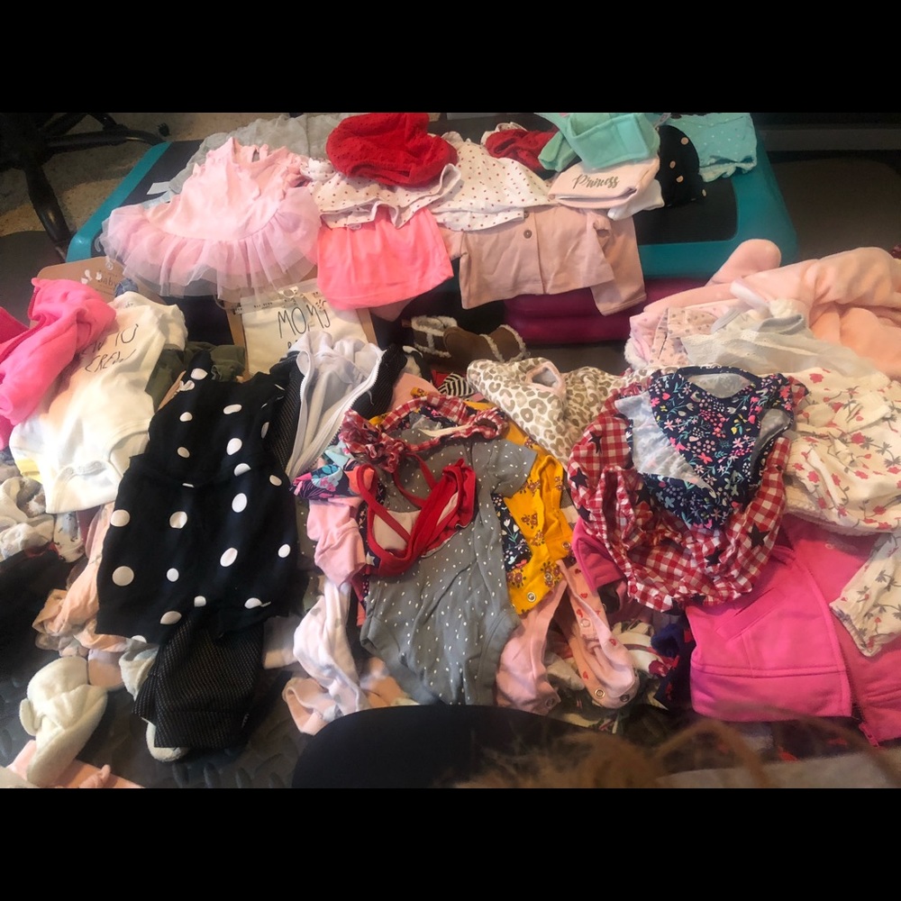 Baby girl clothes. Premie to 18m
